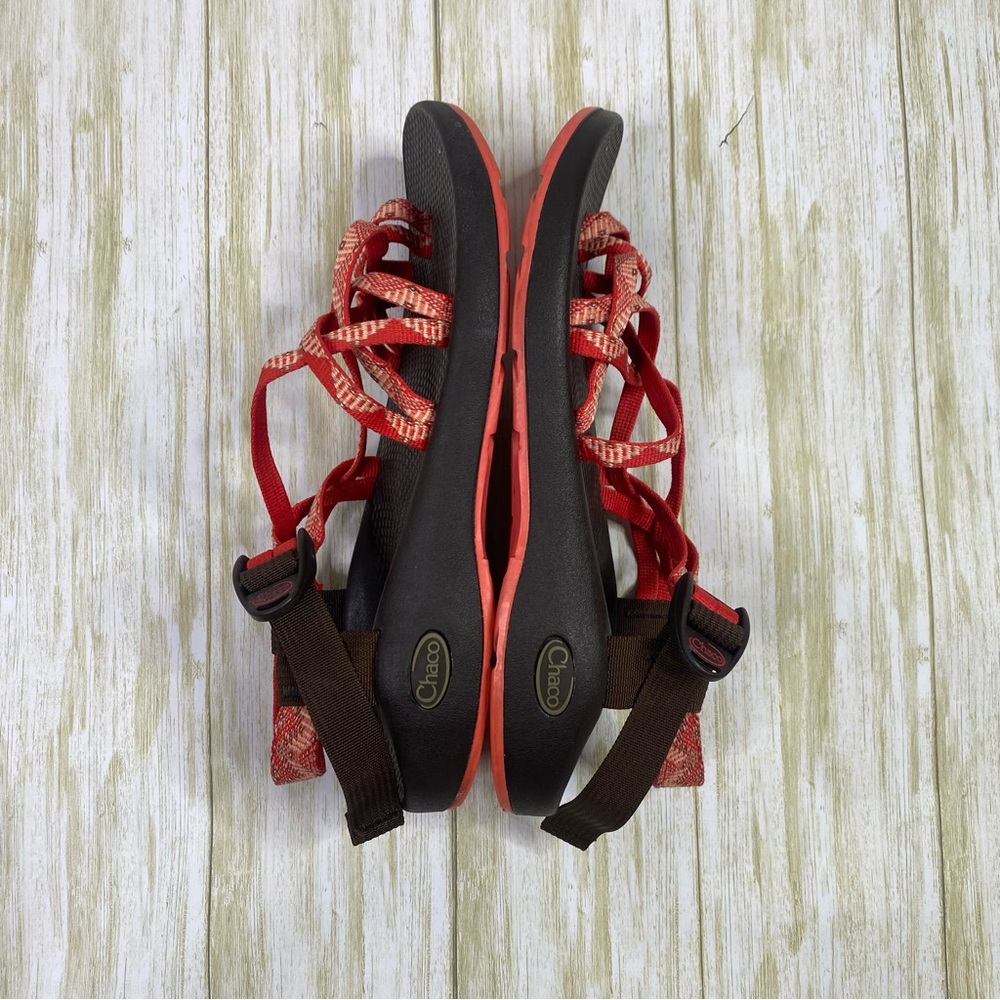 Chaco ZX/2 Classic Sandals in Red Orange - Picture 5 of 11